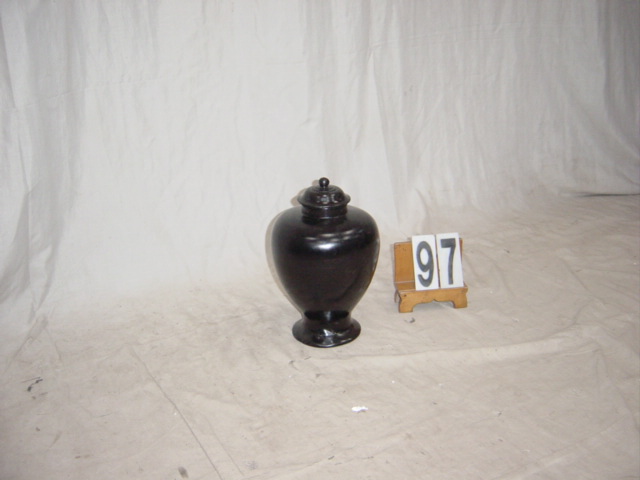 Black Laquer Wine Jar #97